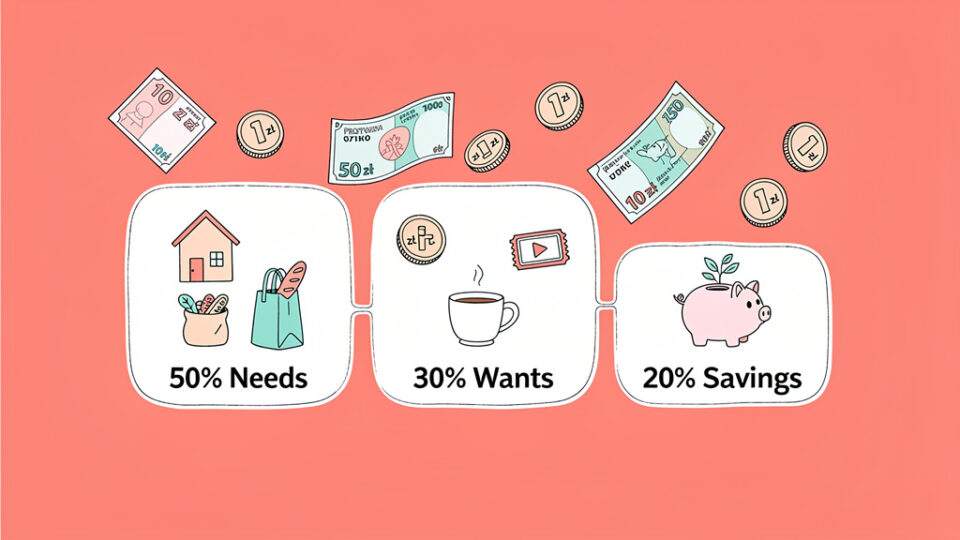 Metoda 50/30/20 w praktyce: Jak dzielić pensję 4000 zł netto?