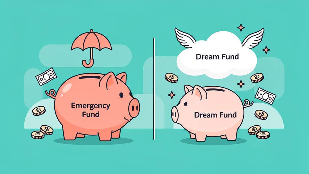 Poduszka finansowa vs. Fundusz spełniania marzeń – czym się różnią?